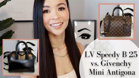 GIVENCHY MINI ANTIGONA VS. LV SPEEDY B 25: BAG 